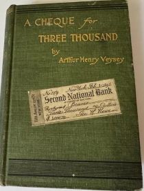  a cheque for 3000book 